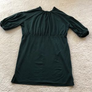 Eloquii plus size forrest green dress